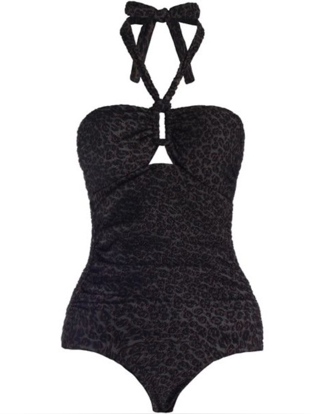 Zimmermann | Wanderlust Wide Link 1PC One Piece in Black Leopard 3